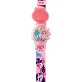 Reloj Niñas Digital Tapa Infantil Luces Sonido Unicornio