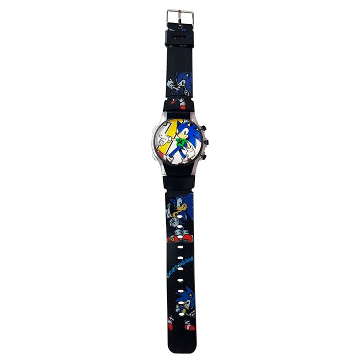 Reloj Niños Digital Tapa Infantil Luces Sonic Anime