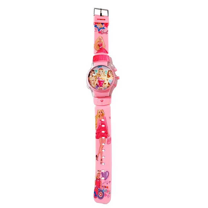 Reloj Niñas Digital Tapa Infantil Luces Sonido Muñeca