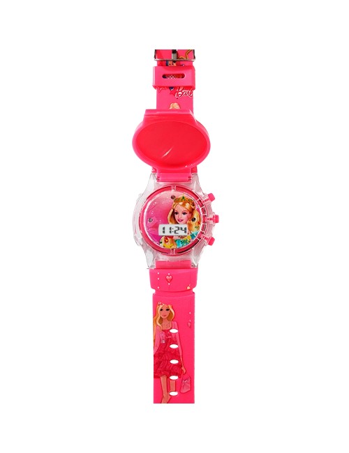 Reloj Niñas Digital Tapa Infantil Luces Sonido Muñeca