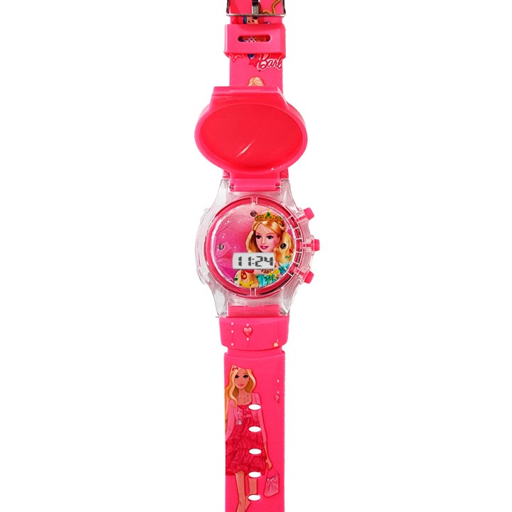 Reloj Niñas Digital Tapa Infantil Luces Sonido Muñeca