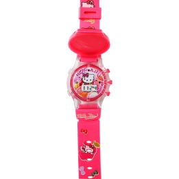 Reloj Niñas Digital Tapa Infantil Luces Sonido Hello Kitty