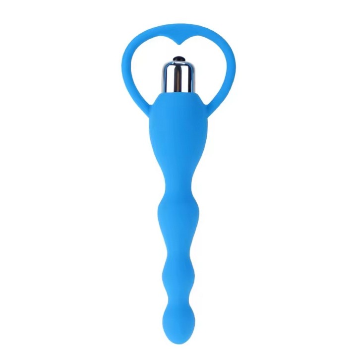 Plug Anal Vibrador Silicona Juguete + Baterias 26495-16