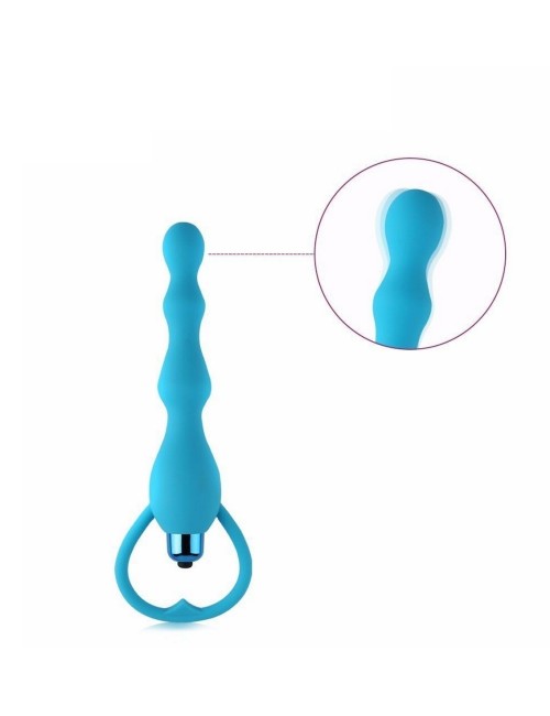 Plug Anal Vibrador Silicona Juguete + Baterias 26495-16