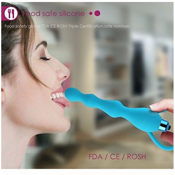 Plug Anal Vibrador Silicona Juguete + Baterias 26495-16