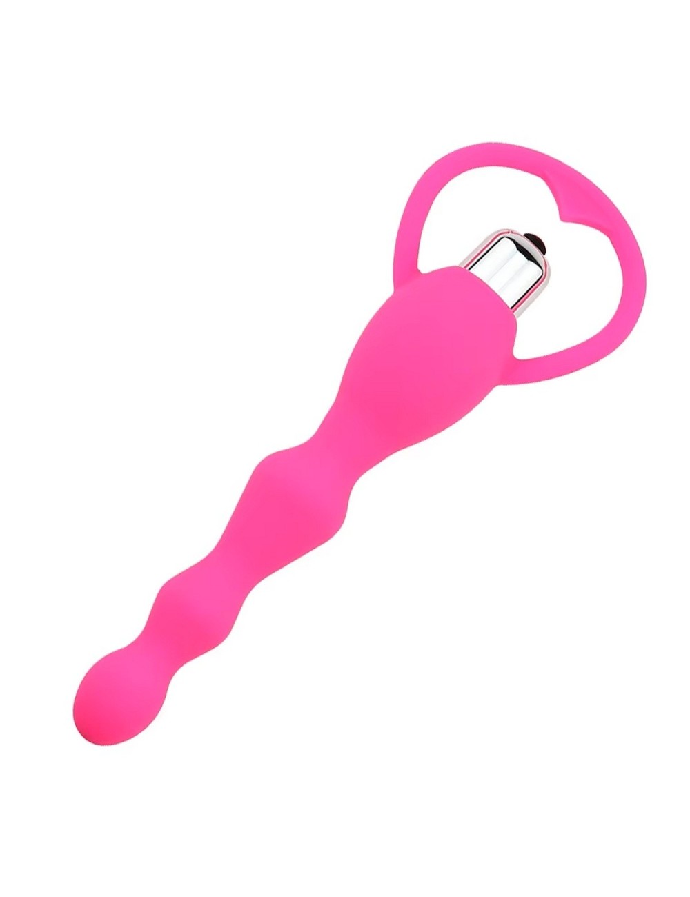 Plug Anal Vibrador Silicona Juguete + Baterias 26495-16