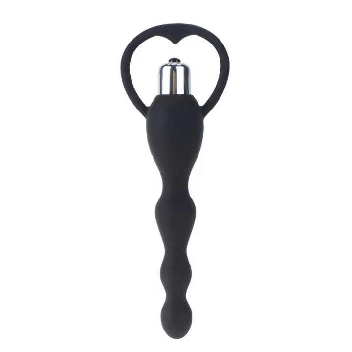 Plug Anal Vibrador Silicona Juguete + Baterias 26495-16