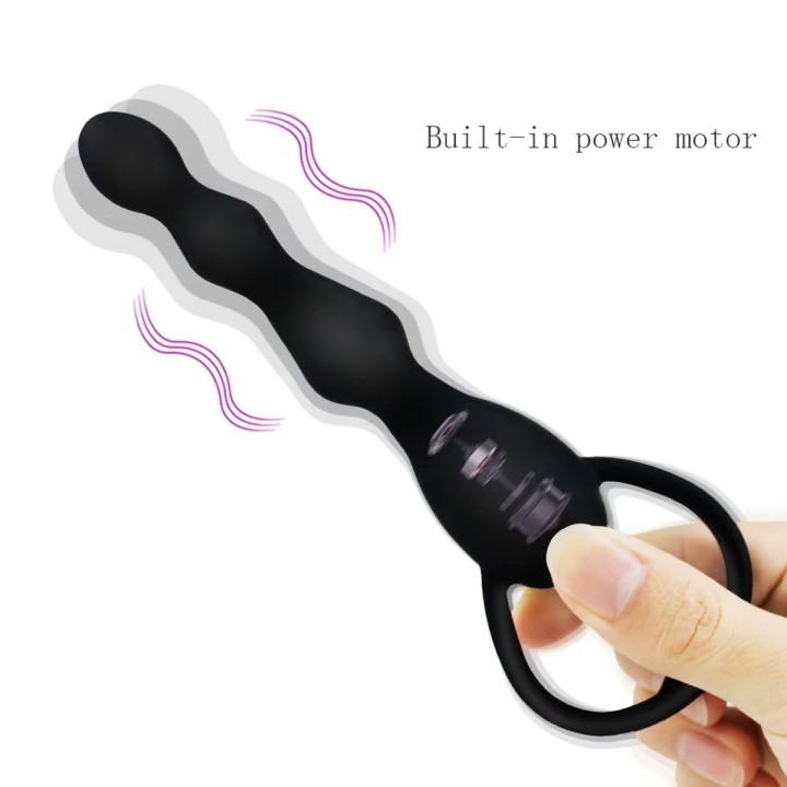 Plug Anal Vibrador Silicona Juguete + Baterias 26495-16
