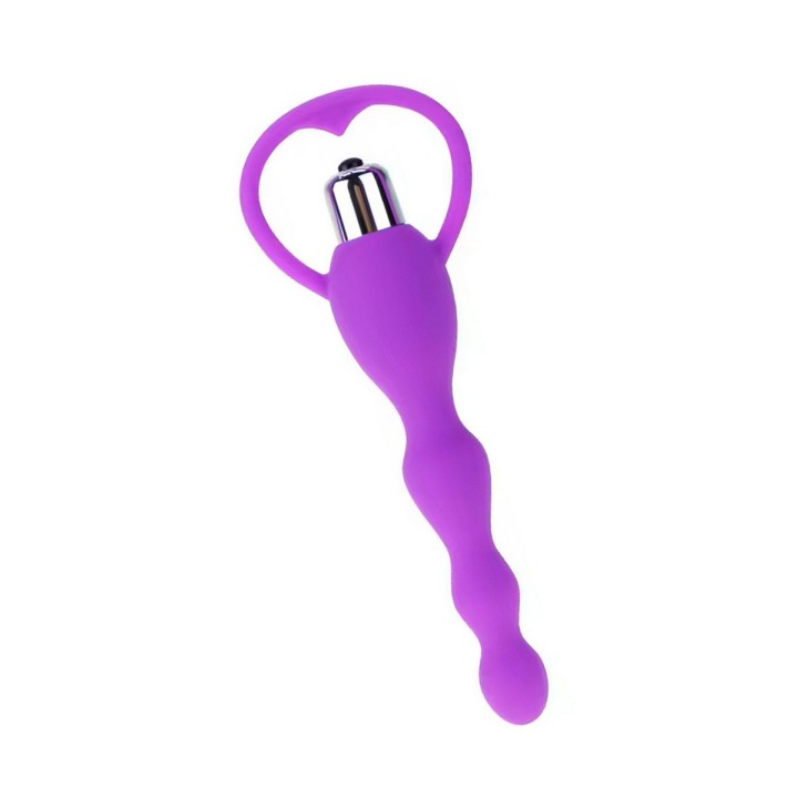 Plug Anal Vibrador Silicona Juguete + Baterias 26495-16