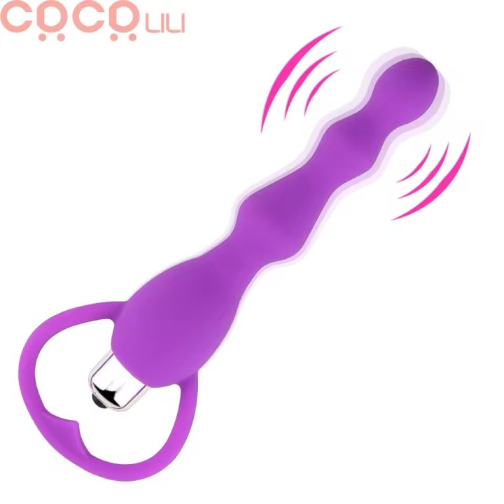 Plug Anal Vibrador Silicona Juguete + Baterias 26495-16
