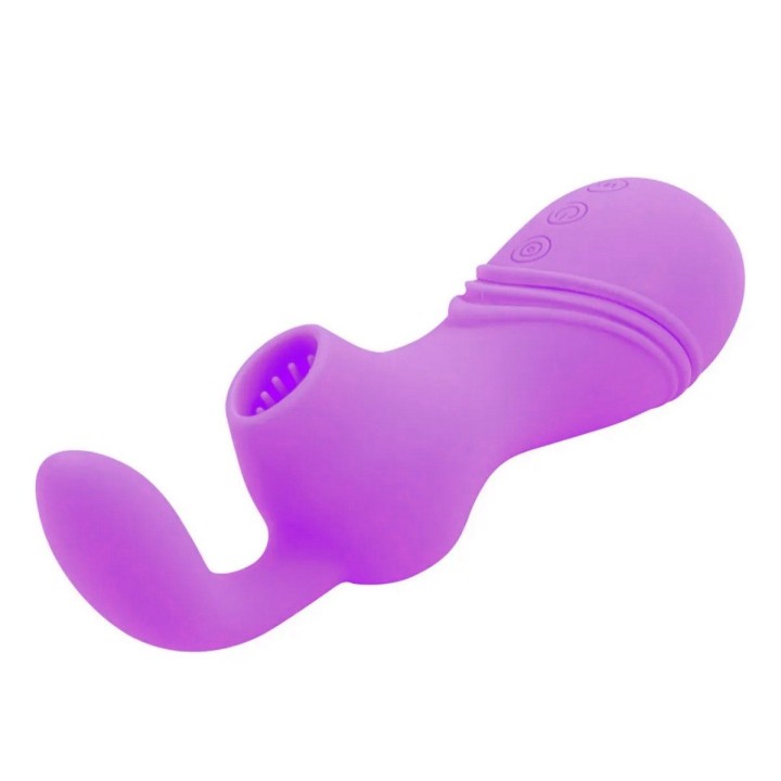 Vibrador Succionador De Clitoris Masajea Recargable 26495-28