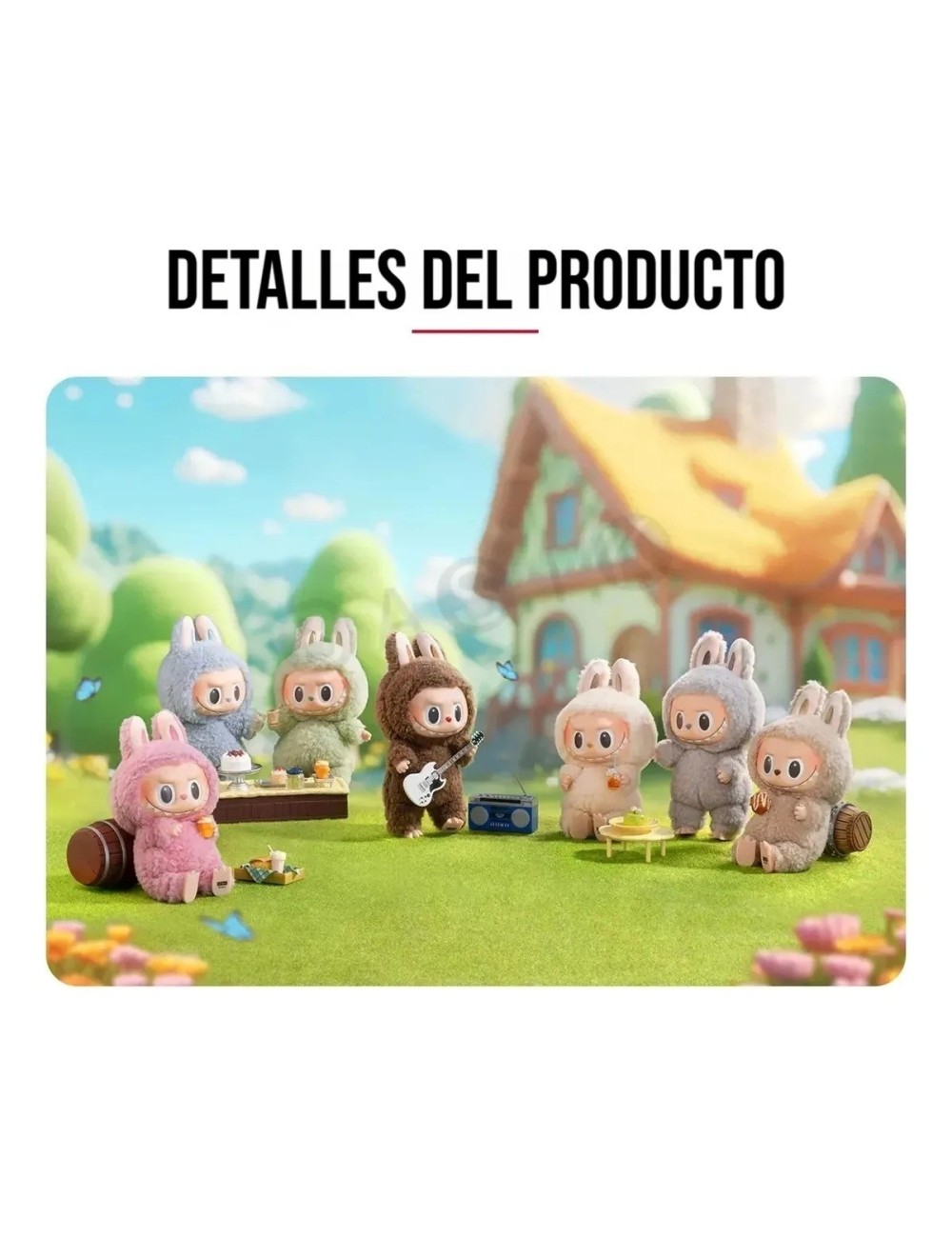 Labubu Macaron Peluche Figura Monsters Colección Sorpresa X1