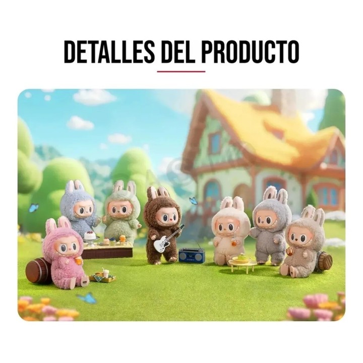 Labubu Macaron Peluche Figura Monsters Colección Sorpresa X1