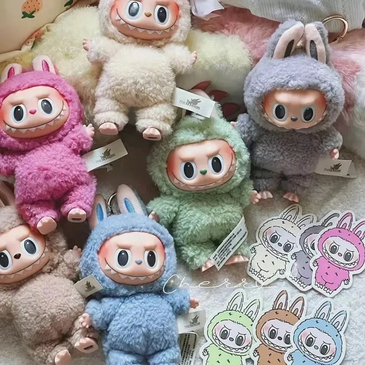 Labubu Macaron Peluche Figura Monsters Colección Sorpresa X1