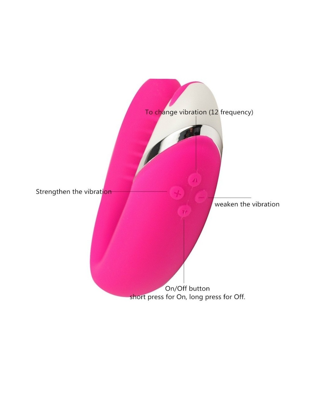 Vibrador Masage Clitoris Punto G Placer Recargable 26495-14