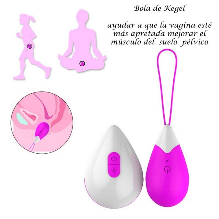 Vibrador Huevo Recargable Control Juguete Punto G 26495-13