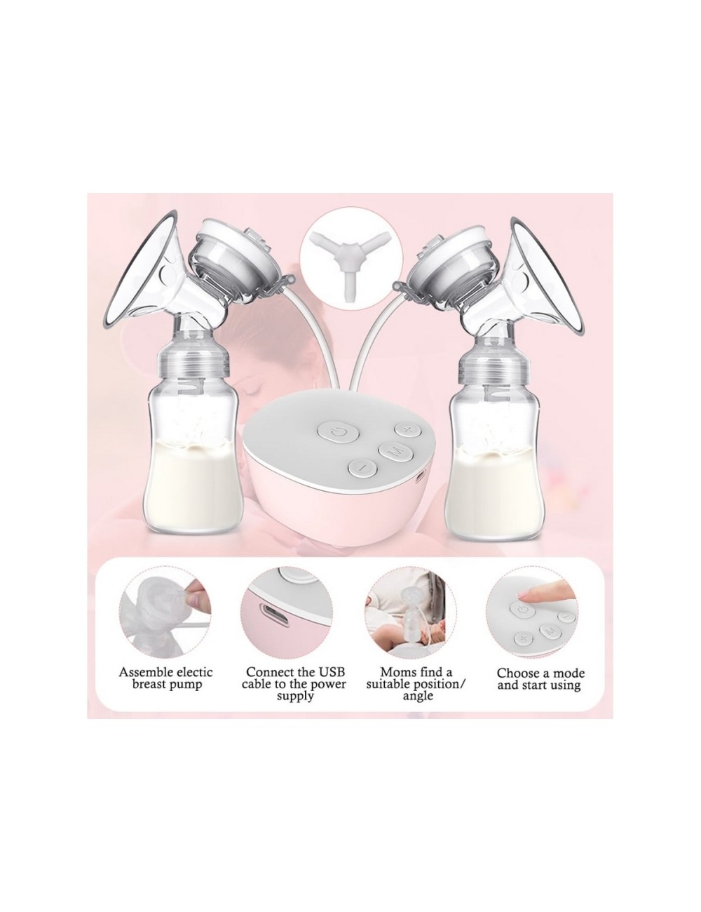 Extractor De Leche Eléctrico Breast Pump My-371