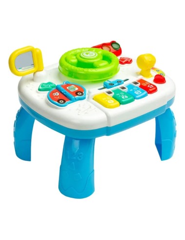 Juguete Volante Interactivo Para Bebe Timón Luces Y Sonidos