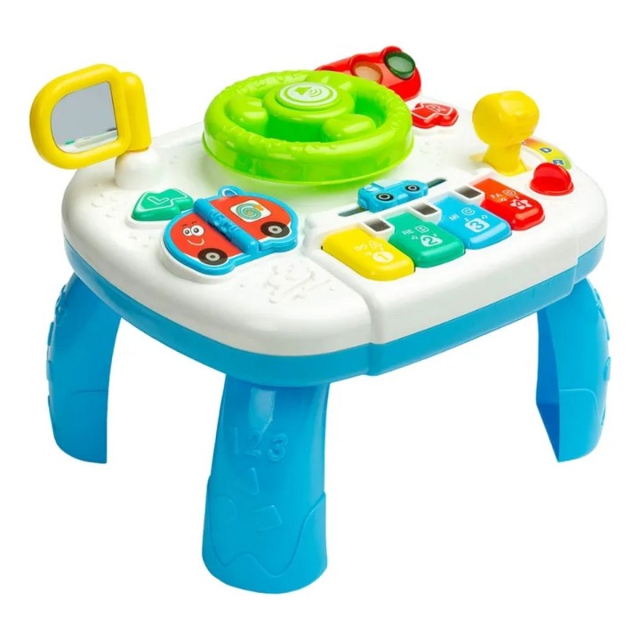 Juguete Volante Interactivo Para Bebe Timón Luces Y Sonidos