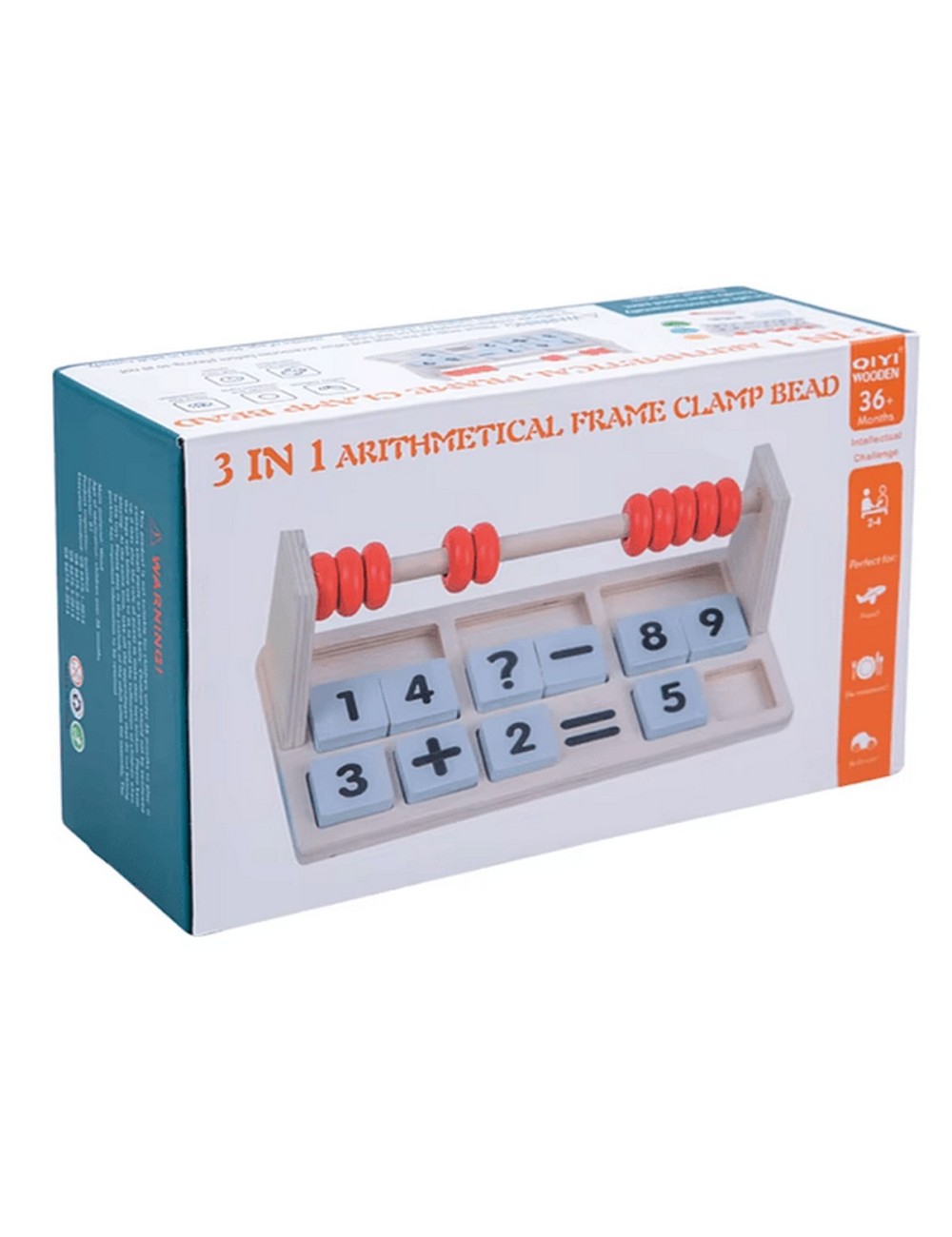 Ábaco Montessori Matemáticas Y Motricidad 3 En 1 Aprendizaje