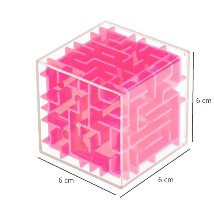 Cubo Laberinto 3d Mágico Juego Didáctico Ingenio 720 Grados