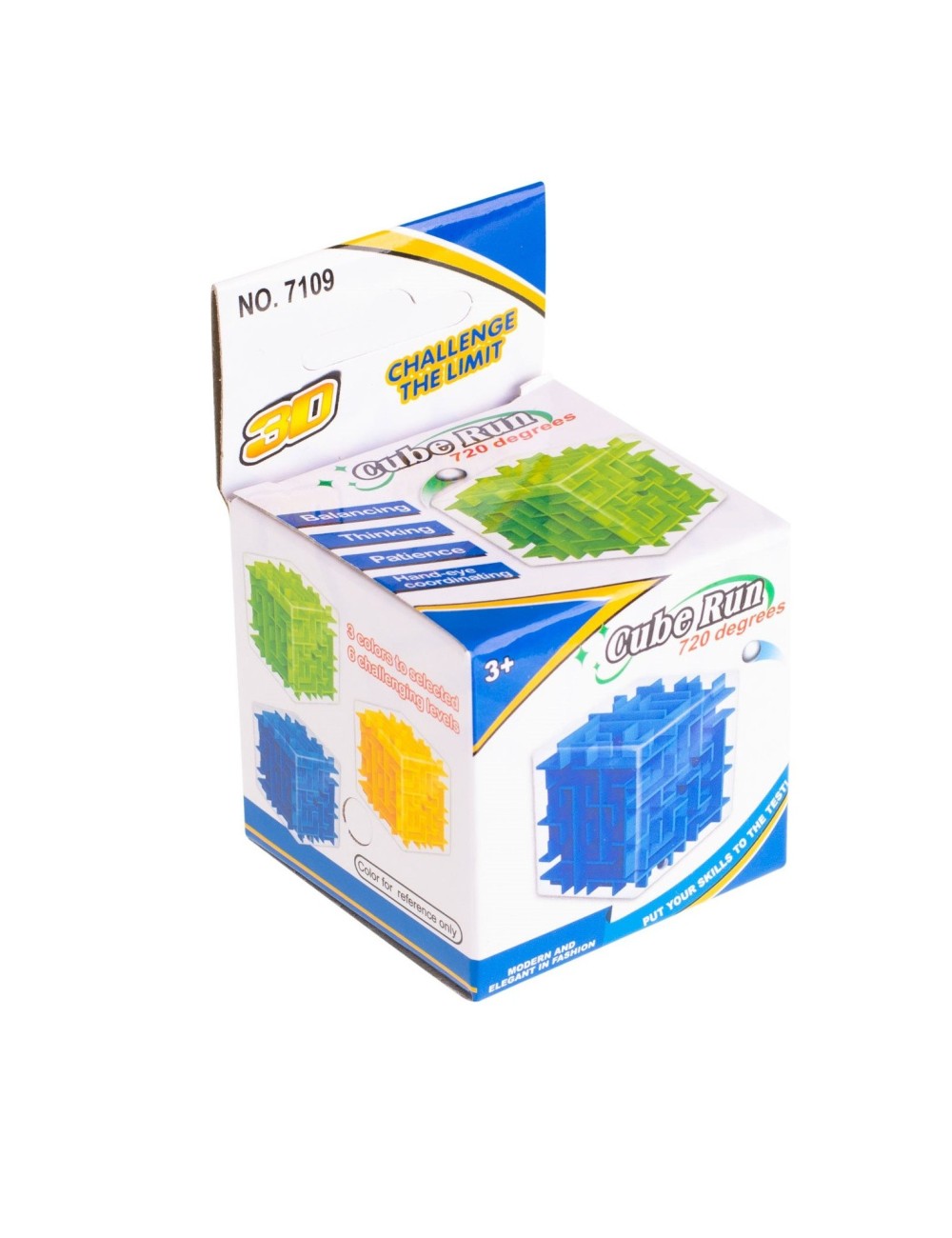 Cubo Laberinto 3d Mágico Juego Didáctico Ingenio 720 Grados