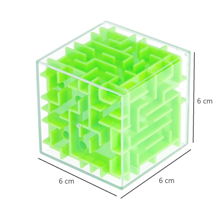 Cubo Laberinto 3d Mágico Juego Didáctico Ingenio 720 Grados