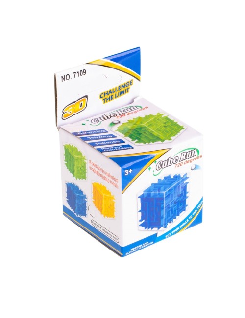 Cubo Laberinto 3d Mágico Juego Didáctico Ingenio 720 Grados