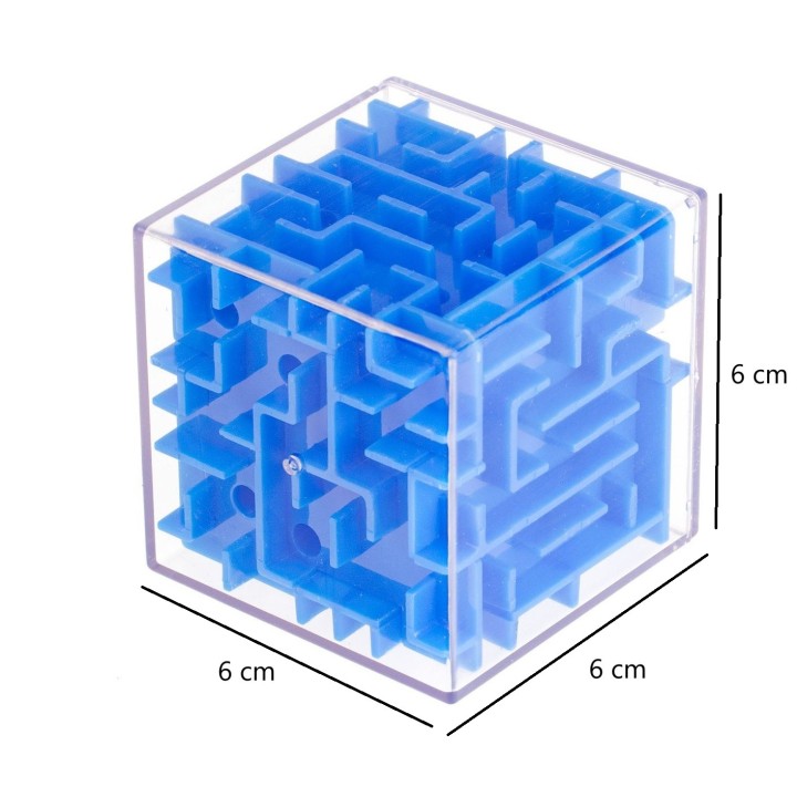 Cubo Laberinto 3d Mágico Juego Didáctico Ingenio 720 Grados