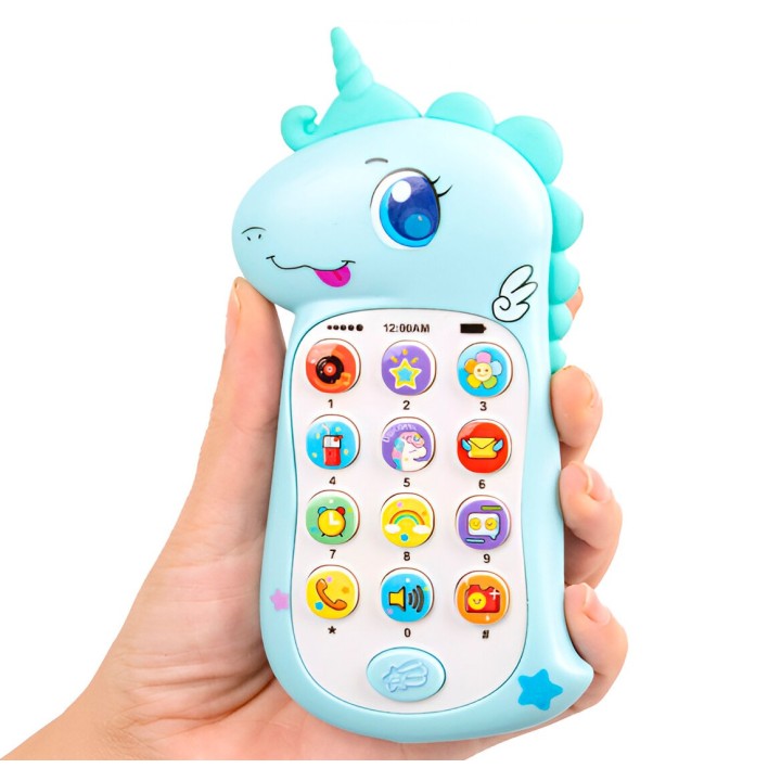 Teléfono Celular Juguete Musical Unicornio Niña + Bateria