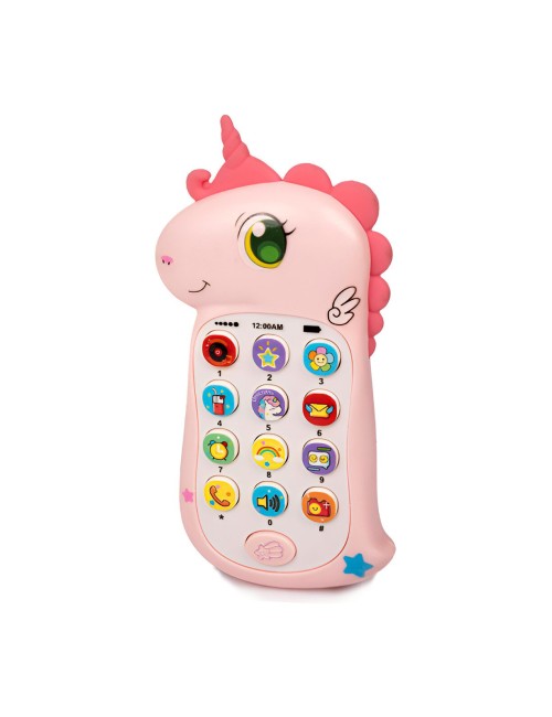 Teléfono Celular Juguete Musical Unicornio Niña + Bateria