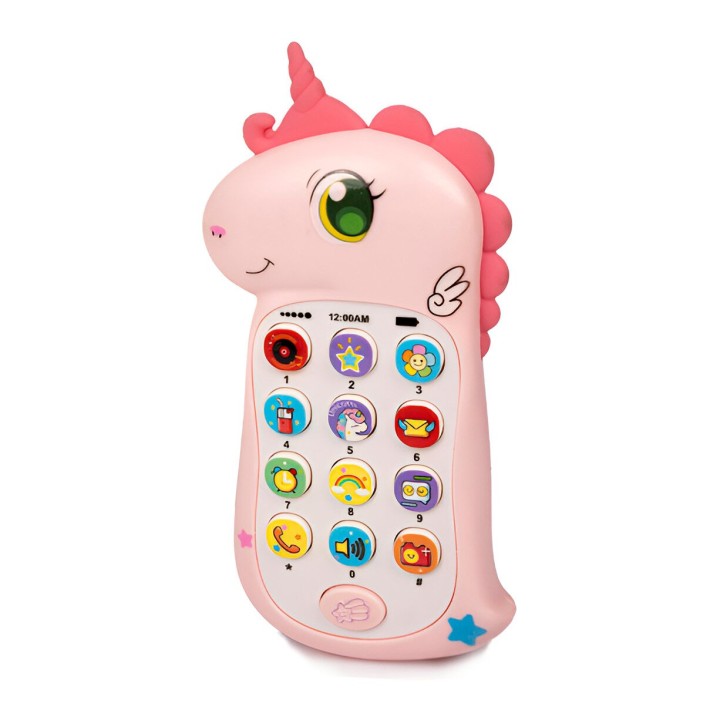 Teléfono Celular Juguete Musical Unicornio Niña + Bateria