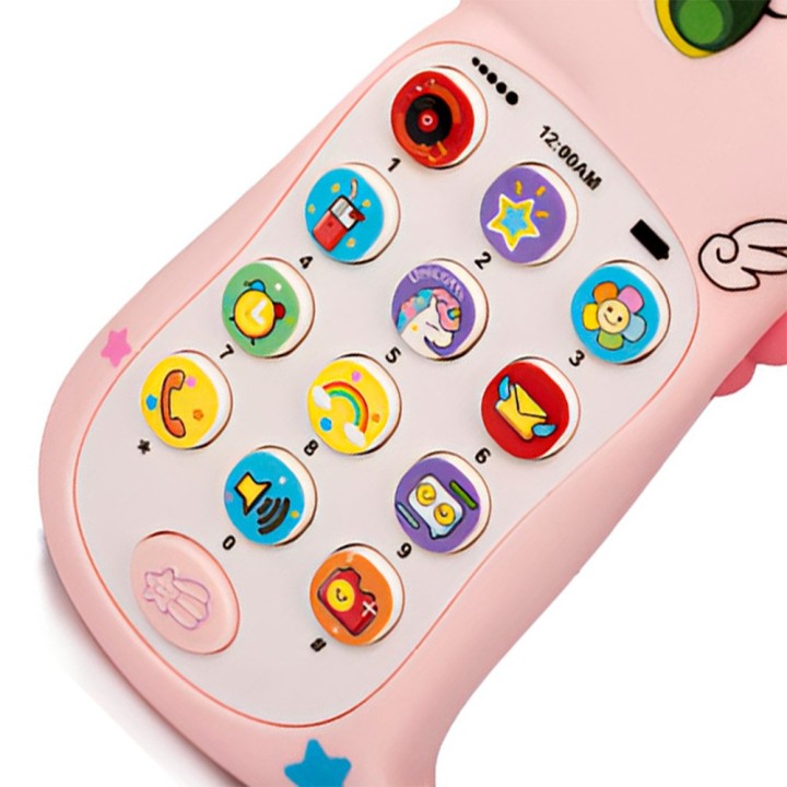 Teléfono Celular Juguete Musical Unicornio Niña + Bateria