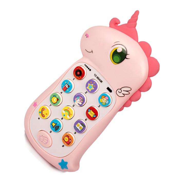 Teléfono Celular Juguete Musical Unicornio Niña + Bateria