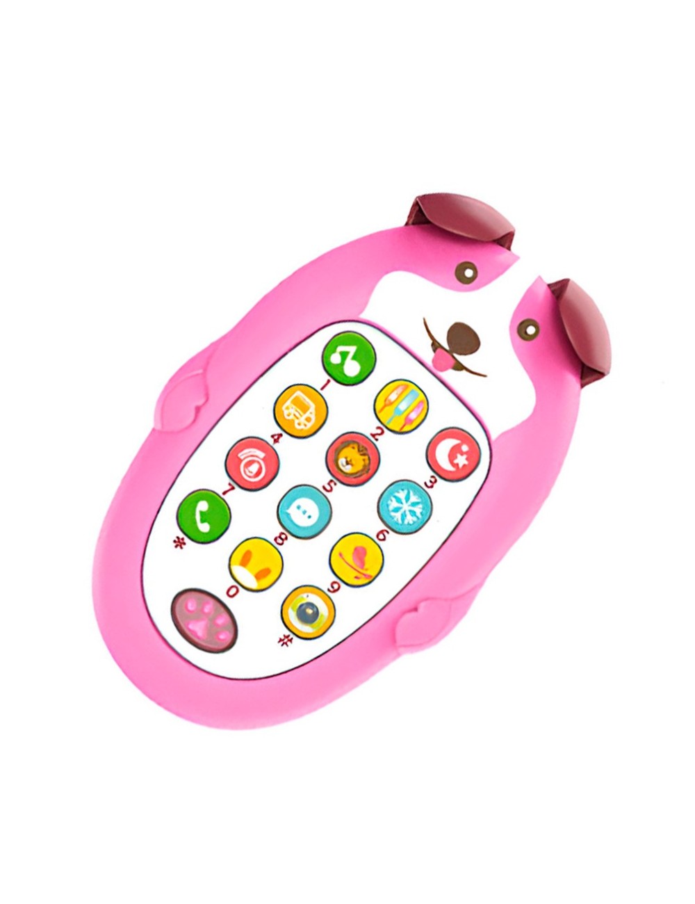 Teléfono Celular Juguete Musical Perrito Niño Bebe + Bateria