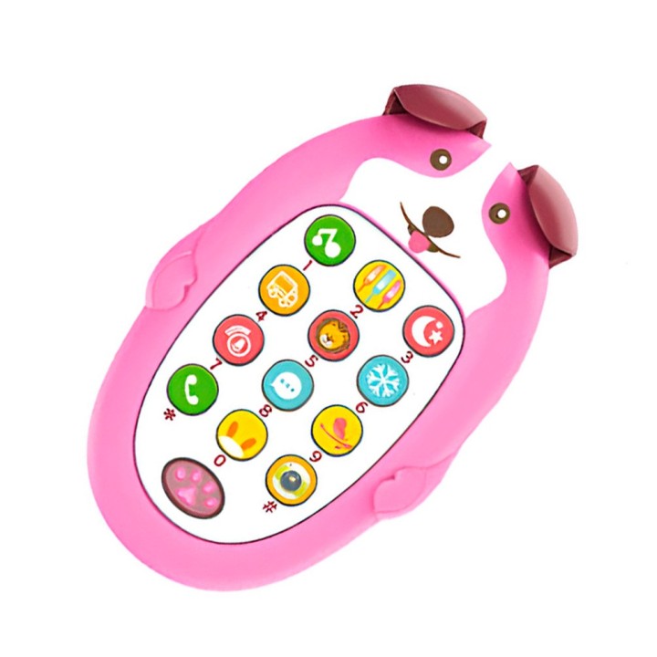 Teléfono Celular Juguete Musical Perrito Niño Bebe + Bateria