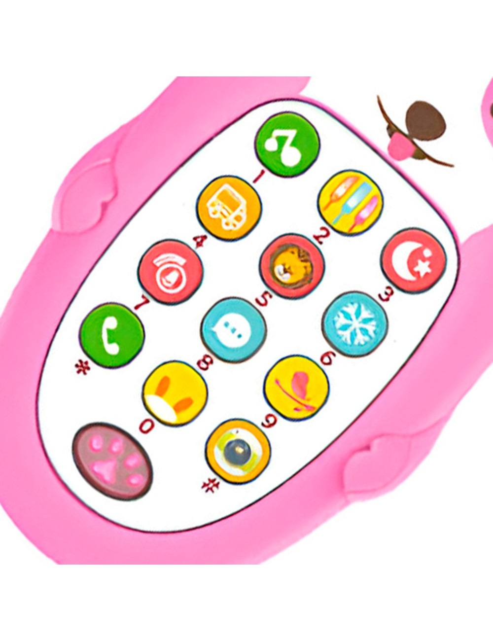 Teléfono Celular Juguete Musical Perrito Niño Bebe + Bateria