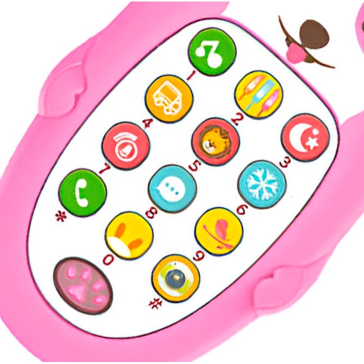 Teléfono Celular Juguete Musical Perrito Niño Bebe + Bateria
