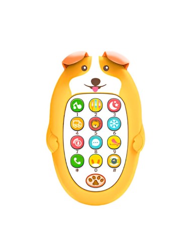 Teléfono Celular Juguete Musical Perrito Niño Bebe + Bateria