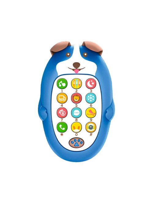 Teléfono Celular Juguete Musical Perrito Niño Bebe + Bateria