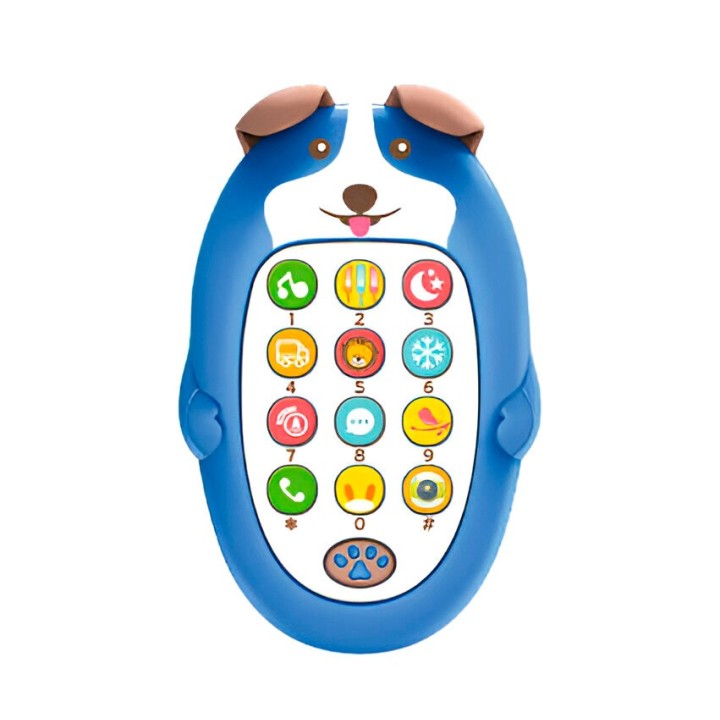 Teléfono Celular Juguete Musical Perrito Niño Bebe + Bateria