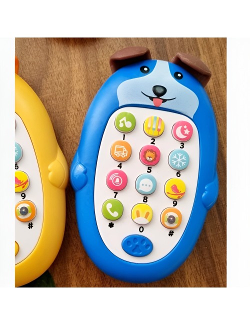 Teléfono Celular Juguete Musical Perrito Niño Bebe + Bateria