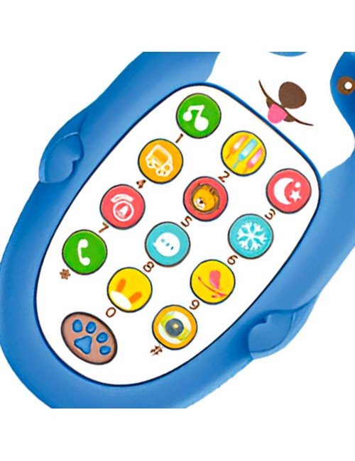 Teléfono Celular Juguete Musical Perrito Niño Bebe + Bateria