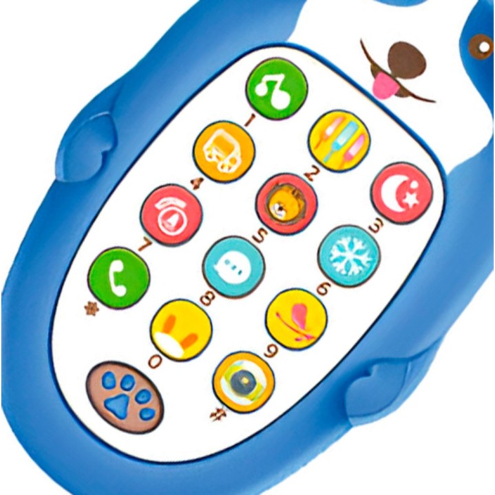 Teléfono Celular Juguete Musical Perrito Niño Bebe + Bateria