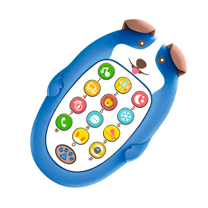 Teléfono Celular Juguete Musical Perrito Niño Bebe + Bateria