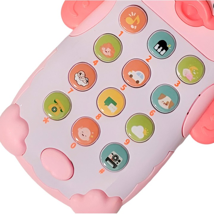 Teléfono Celular Juguete Musical Pato Niño Bebe + Baterias