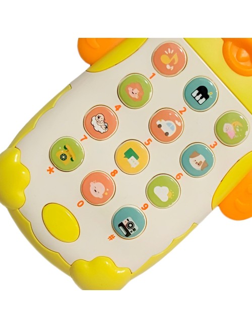 Teléfono Celular Juguete Musical Pato Niño Bebe + Baterias