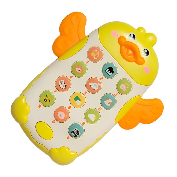 Teléfono Celular Juguete Musical Pato Niño Bebe + Baterias