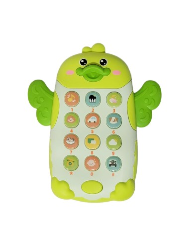 Teléfono Celular Juguete Musical Pato Niño Bebe + Baterias