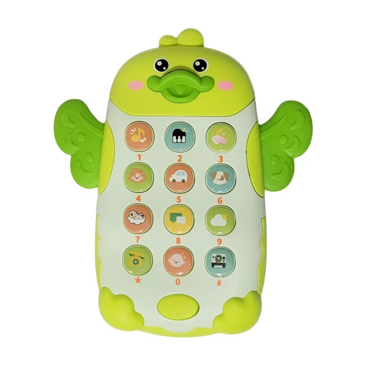 Teléfono Celular Juguete Musical Pato Niño Bebe + Baterias